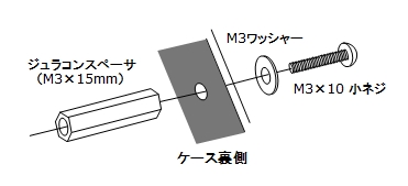 スペーサー取り付け